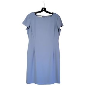 NWT.  Jones New York Blue Sheath Dress 14